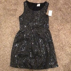 Black sequin dress! NWT!